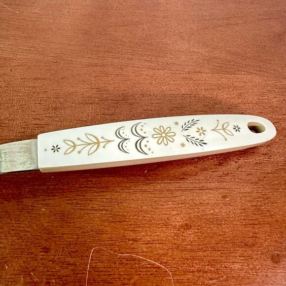 Flint Arrowhead VTG Stainless Steel Pie Cake Server Royal Wheat MCM Kitchen - Picture 4 of 7